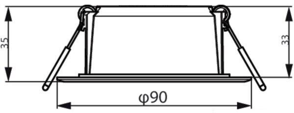 Philips MESON LED plafonieră 5,5W 230V 6500K, lumină rece