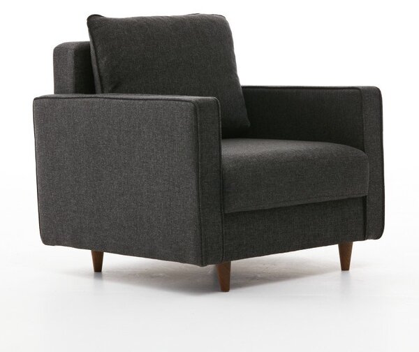 Atelier Del Sofa, Fotoliu Zeki antracit 85/90/82 cm