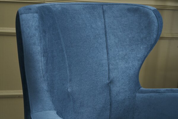 Atelier Del Sofa, Fotoliu Ada albastru 73/80/87 cm