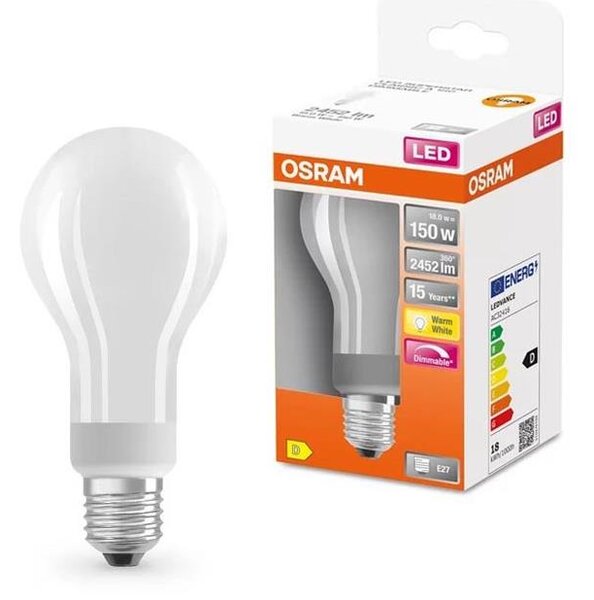 Bec LED dimabil E27/18W/230V 2700K Osram