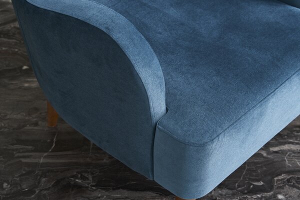 Atelier Del Sofa, Fotoliu Ada albastru 73/80/87 cm