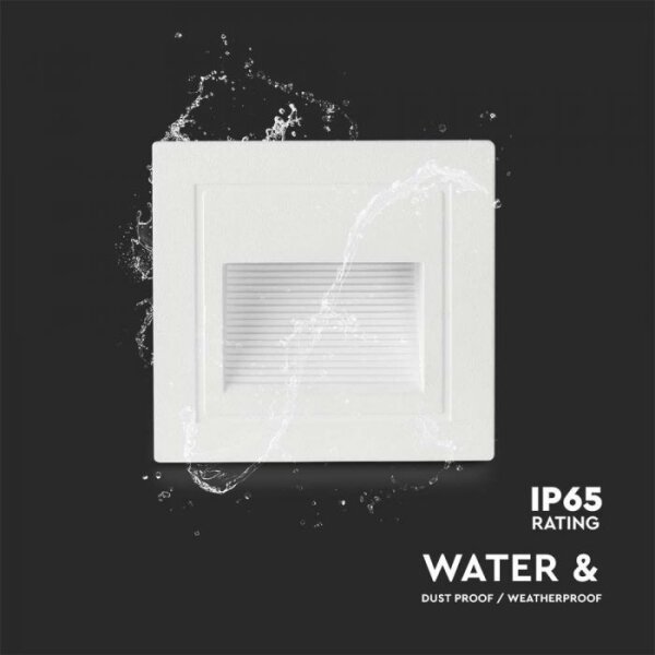 LED lampă exterioară scări 5W 230V 3000K IP65 alb