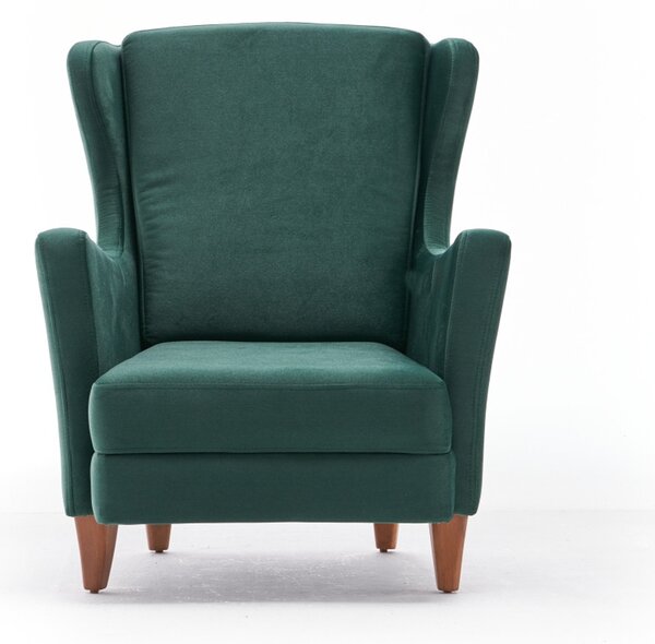 Atelier Del Sofa, Fotoliu Aisha verde 77/80/98 cm