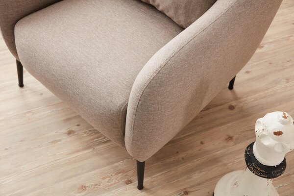 Atelier Del Sofa, Fotoliu Aergul crem 77/70/77 cm