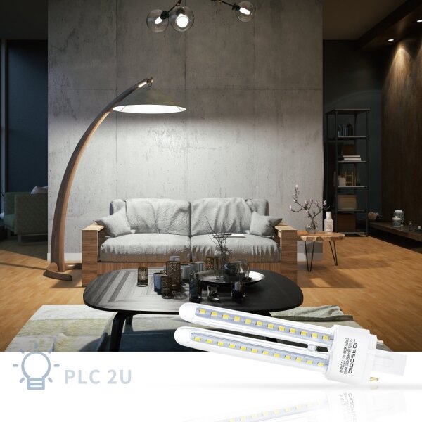 Bec LED G24d-3, 11W, 230V, 6500K - Brilagi