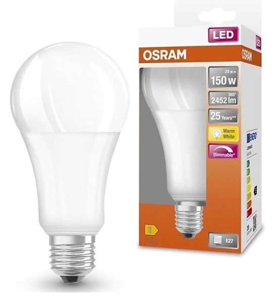 Bec LED dimabil SUPERSTAR E27/20W/230V 2700K Osram