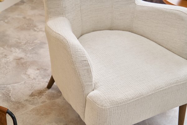 Atelier Del Sofa, Fotoliu Ada crem 73/80/87 cm