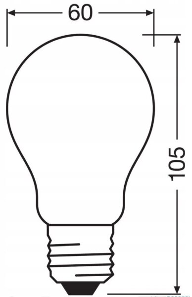 Bec LED dimabil RETROFIT A60 E27/11W/230V 4000K Osram