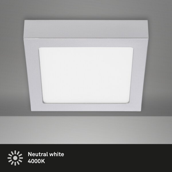 Plafonieră LED FIRE LED/12W/230V argintiu Briloner 7123-414