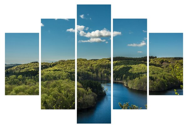 Tablou - Lac montan (150x105 cm)