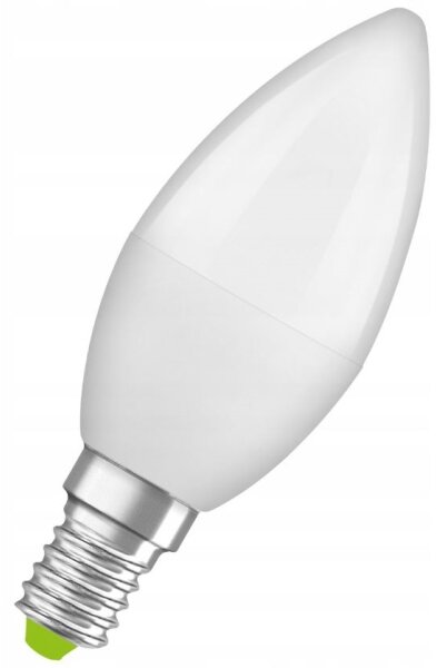 Bec LED realizat din plastic reciclat Ledvance B40 E14/4,9W/230V 4000K