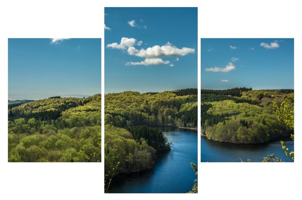 Tablou - Lac montan (90x60 cm)