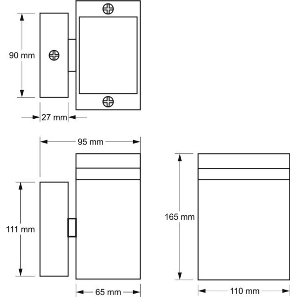 Aplică de exterior LITEK 1xGU10/30W/230V IP54 gri