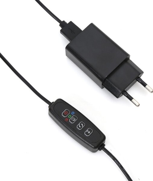 Lampă LED dimabilă cu clemă pentru iluminarea plantelor LED/3W/230V negru