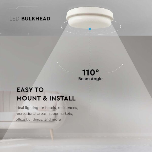 Plafonieră LED pentru baie LED/12W/230V 3000K IP54