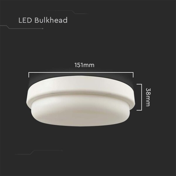 Plafonieră LED pentru baie LED/12W/230V 6500K IP54