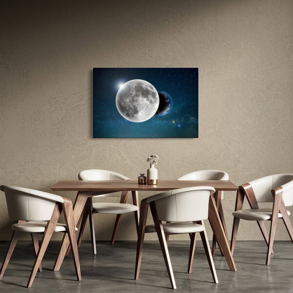 Tablou - Pământul în eclipsa de lună (90x60 cm)