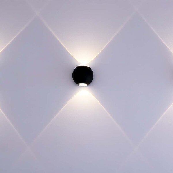 Aplică LED de exterior LED/2W/230V 3000K IP54 negru