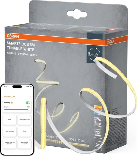 Osram - Bandă LED dimerizabilă SMART+ COB 5m LED/18W/230V 2700-6500K Wi-Fi