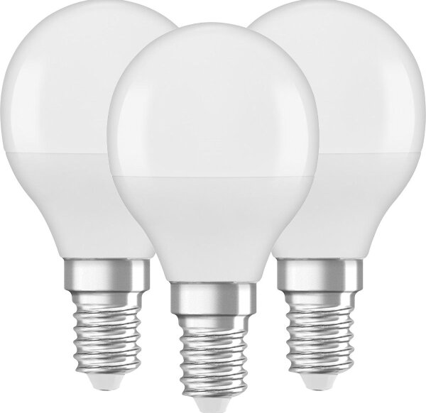 SET 3x bec LED B45 E14/4,9W/230V 3000K Osram
