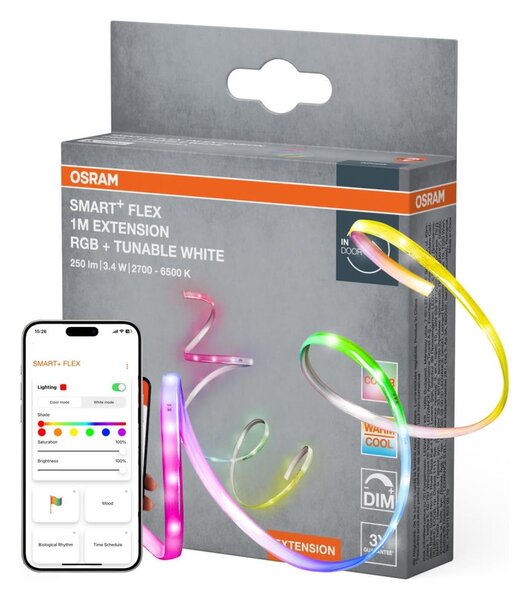 Osram - Bandă LED RGB+TW dimerizabilă SMART+ FLEX 1m LED/3,4W/230V 2700-6500K Wi-Fi