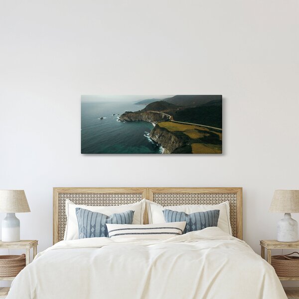 Tablou - Stânci în ocean (120x50 cm)