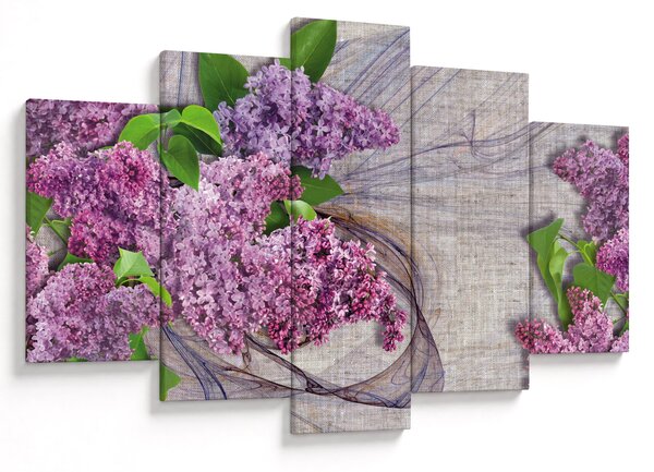 Tablou - Flori de liliac (150x105 cm)