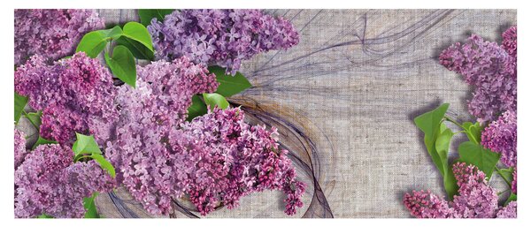Tablou - Flori de liliac (120x50 cm)