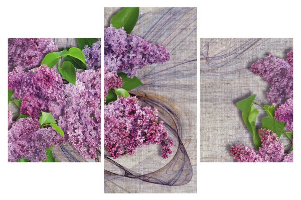 Tablou - Flori de liliac (90x60 cm)