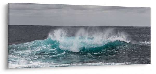 Tablou - Valuri pe ocean (120x50 cm)