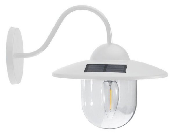 Aplică LED solară LED/0,5W/1,2V IP44 alb