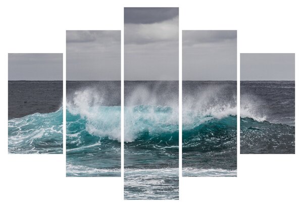 Tablou - Valuri pe ocean (150x105 cm)