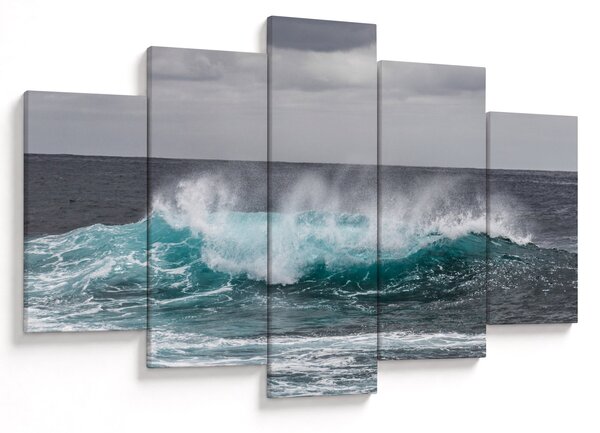 Tablou - Valuri pe ocean (150x105 cm)