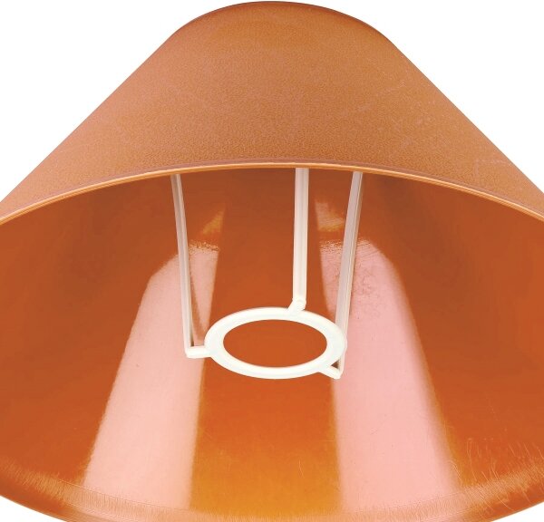 Abajur de rezervă pentru lampă de masă E14 21x11 cm portocaliu