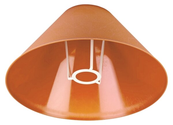 Abajur de rezervă pentru lampă de masă E14 21x11 cm portocaliu
