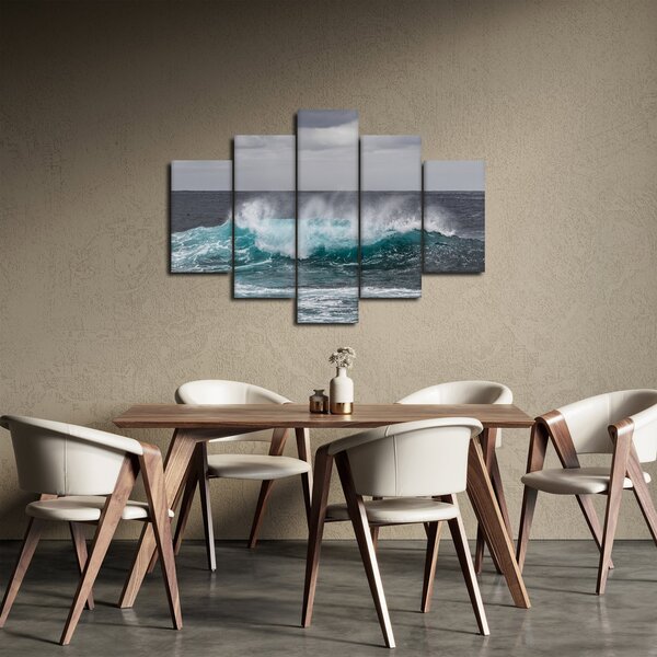 Tablou - Valuri pe ocean (150x105 cm)
