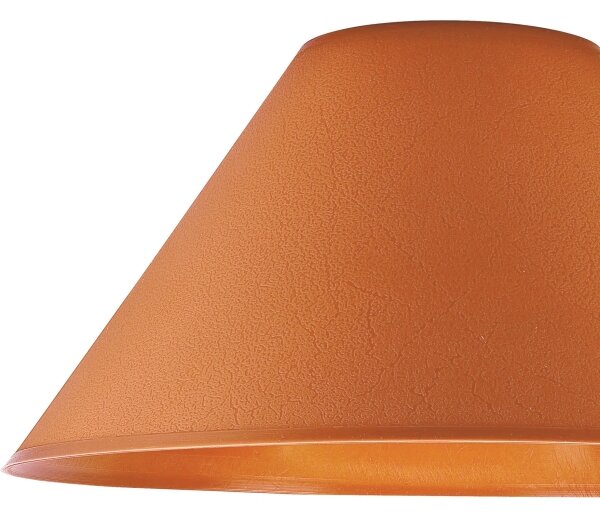 Abajur de rezervă pentru lampă de masă E14 21x11 cm portocaliu