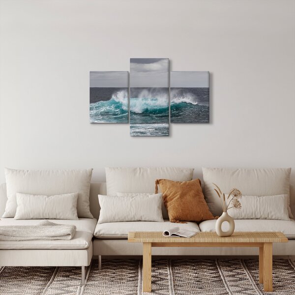 Tablou - Valuri pe ocean (90x60 cm)