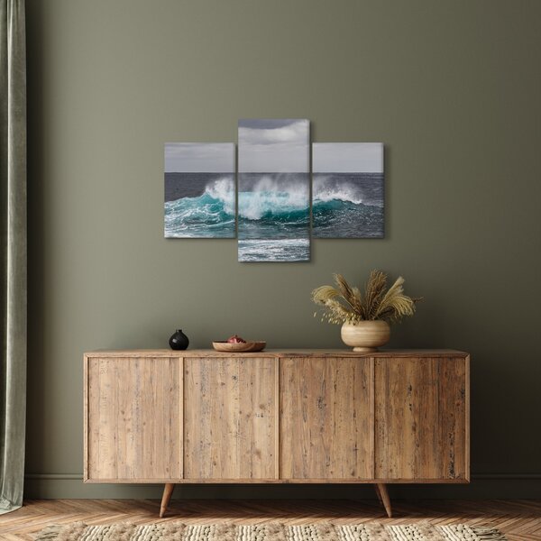 Tablou - Valuri pe ocean (90x60 cm)