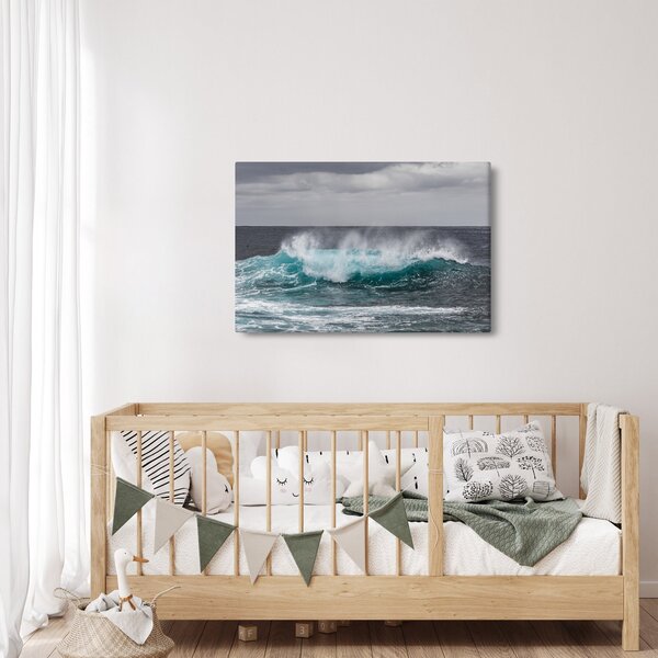 Tablou - Valuri pe ocean (90x60 cm)