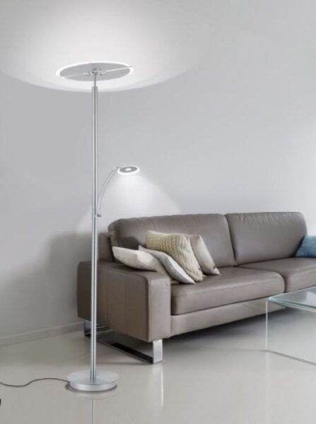 Paul Neuhaus 673-55- Lampă de podea LED dimabilă ARTUR 2xLED/21W/230V+LED/6W