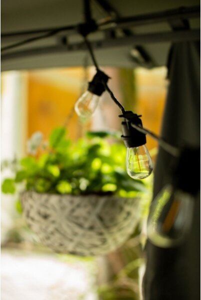 Lanț decorativ de exterior MIMOSA 20xE27/1,3W/230V IP44 20m