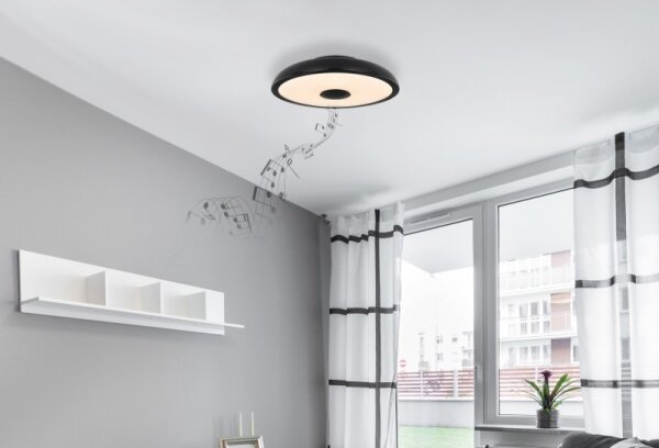 Corp de iluminat LED RGB pentru baie cu difuzor RAFFY LED/18W/230V IP44 Globo + telecomandă