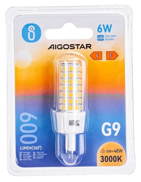 Bec LED Aigostar G9/6W/230V 3000K