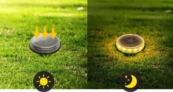 Lampă LED solară LED/0,6W/5,5V 24,5 cm 3200K IP66 negru