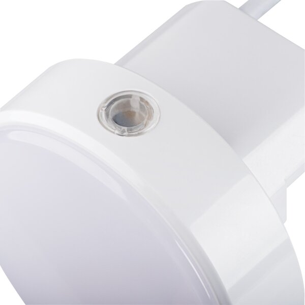 Corp de iluminat LED de orientare cu senzor pentru priză Kanlux 37396 ULOV LED/0,5W/230V