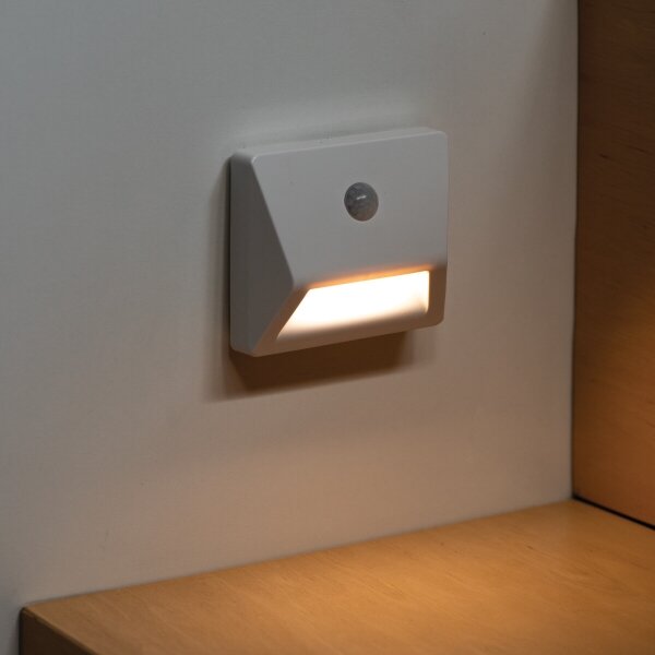 Kanlux 37392 - Corp de iluminat încastrat LED cu senzor LED/0,3W/3xAAA IP54 alb