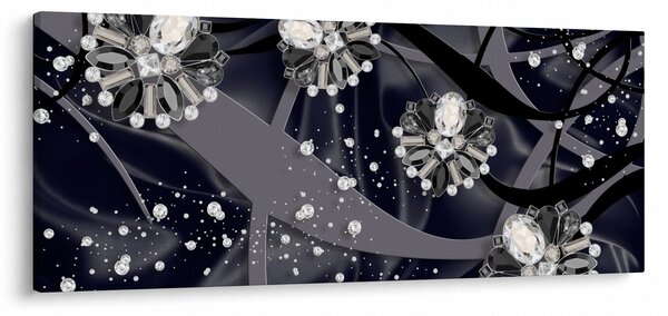 Tablou - Diamante în spațiu (120x50 cm)