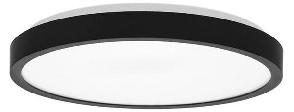 Plafonieră LED pentru baie Ecolite W3090-12W/CR LED/12W/230V IP44 negru
