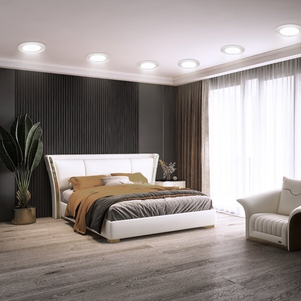 Corp de iluminat LED încastrat Aigostar LED/12W/230V 6500K d. 17,5 cm alb